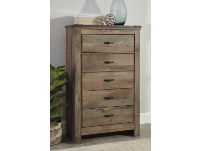Signature Design by Ashley® Trinell Queen Panel Bed, Chest and 2 Nightstands - B446B59