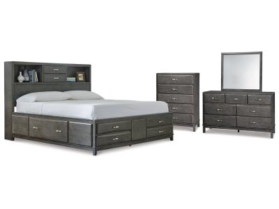 Signature Design by Ashley® Caitbrook California King Storage Bed, Dresser, Mirror and Chest - B476B11