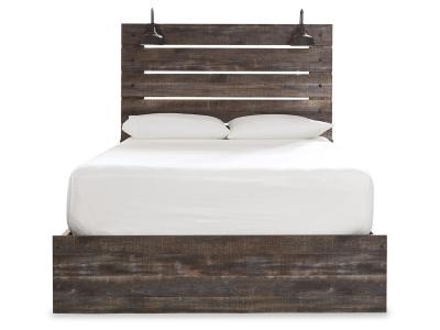 Signature Design by Ashley® Drystan Queen Panel Bed with Storage, Dresser and Mirror - B211B65