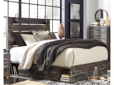 Signature Design by Ashley® Drystan Queen Panel Bed with Storage, Chest and Nightstand - B211B64