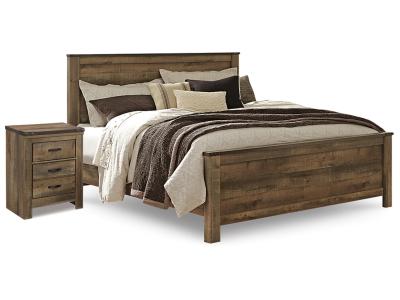 Signature Design by Ashley® Trinell King Panel Bed and Nightstand - B446B60