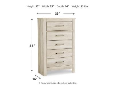 Signature Design by Ashley® Bellaby King Panel Bed, Dresser, Mirror, Chest and 2 Nightstands - B331B17