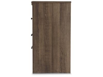 Signature Design by Ashley® Juararo California King Poster Bed, Dresser, Mirror, Chest and 2 Nightstands - B251B25