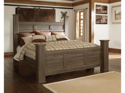 Signature Design by Ashley® Juararo California King Poster Bed, Dresser, Mirror, Chest and 2 Nightstands - B251B25