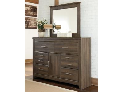 Signature Design by Ashley® Juararo California King Poster Bed, Dresser, Mirror, Chest and 2 Nightstands - B251B25