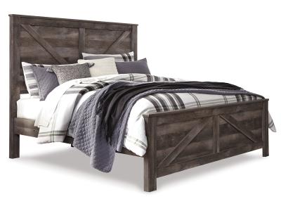 Signature Design by Ashley® Wynnlow King Crossbuck Panel Bed, Dresser, Mirror and Nightstand - B440B26