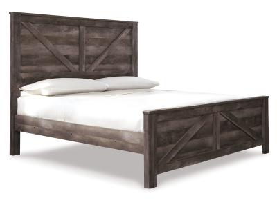 Signature Design by Ashley® Wynnlow King Crossbuck Panel Bed, Dresser, Mirror and Nightstand - B440B26