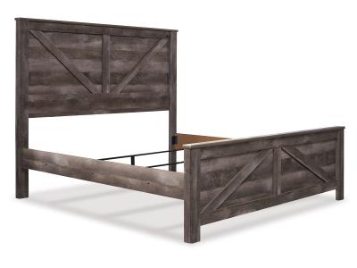 Signature Design by Ashley® Wynnlow King Crossbuck Panel Bed, Dresser, Mirror and Nightstand - B440B26