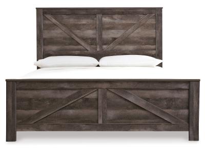 Signature Design by Ashley® Wynnlow King Crossbuck Panel Bed, Dresser, Mirror and Nightstand - B440B26