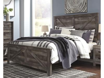 Signature Design by Ashley® Wynnlow King Crossbuck Panel Bed, Dresser, Mirror and Nightstand - B440B26