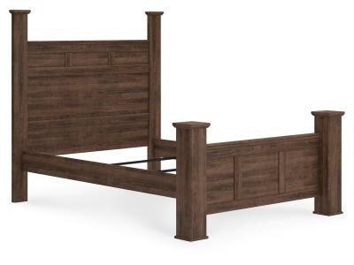 Signature Design by Ashley® Juararo Queen Poster Bed, Dresser, Mirror, Chest and 2 Nightstands - B251B26