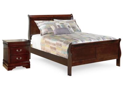 Signature Design by Ashley® Alisdair Full Sleigh Bed and Nightstand - B376B16