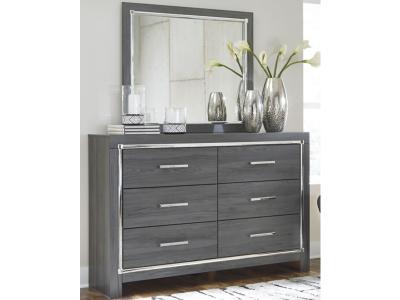 Signature Design by Ashley® Lodanna King Upholstered Storage Bed, Dresser, Mirror, Chest and 2 Nightstands - B214B29