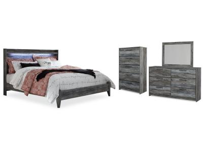 Signature Design by Ashley® Baystorm King Panel Bed, Dresser, Mirror and Chest - B221B52