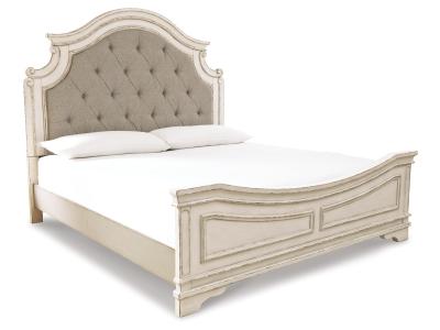 Signature Design by Ashley® Realyn California King Panel Bed, Dresser, Mirror and Nightstand - B743B31