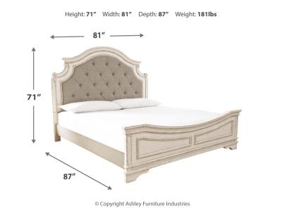 Signature Design by Ashley® Realyn California King Panel Bed, Dresser, Mirror and Nightstand - B743B31