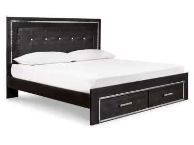 Signature Design by Ashley® Kaydell King Upholstered Storage Bed, Dresser, Mirror, Chest and 2 Nightstands - B1420B41