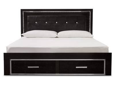 Signature Design by Ashley® Kaydell King Upholstered Storage Bed, Dresser, Mirror, Chest and 2 Nightstands - B1420B41