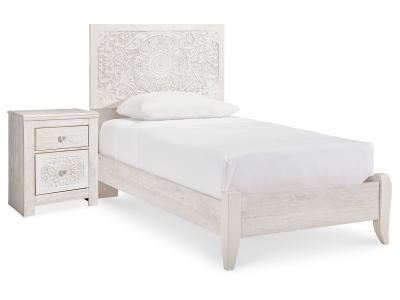 Signature Design by Ashley® Paxberry Twin Panel Bed and Nightstand - B181B18