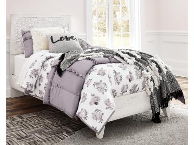Signature Design by Ashley® Paxberry Twin Panel Bed and Nightstand - B181B18