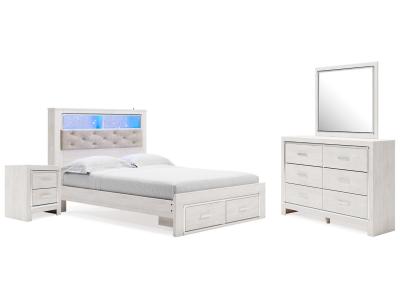 Signature Design by Ashley® Altyra Queen Panel Storage Bed, Dresser, Mirror and Nightstand - B2640B38