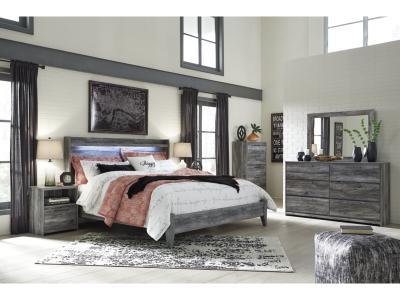 Signature Design by Ashley® Baystorm King Panel Bed, Dresser, Mirror, Chest and 2 Nightstands - B221B53