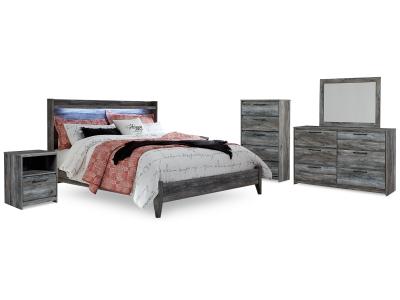 Signature Design by Ashley® Baystorm King Panel Bed, Dresser, Mirror, Chest and 2 Nightstands - B221B53