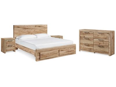 Signature Design by Ashley® Hyanna King Panel Storage Bed, Dresser and 2 Nightstands - B1050B40