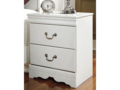 Signature Design by Ashley® Anarasia Queen Sleigh Bed and Nightstand - B129B15
