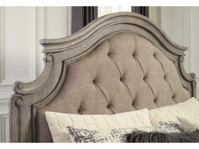Signature Design by Ashley® Lodenbay Queen Upholstered Panel Bed, Dresser, Mirror, Chest and Nightstand - B751B9