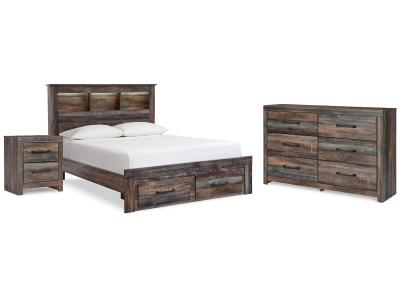Signature Design by Ashley® Drystan Full Bookcase Bed, Dresser and Nightstand - B211B70