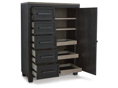 Signature Design by Ashley® Foyland Cal King Panel Storage Bed, Dresser, Mirror, Chest and Nightstand - B989B6