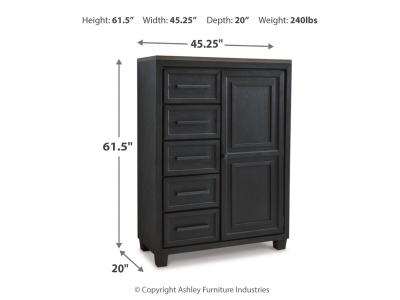 Signature Design by Ashley® Foyland Cal King Panel Storage Bed, Dresser, Mirror, Chest and Nightstand - B989B6