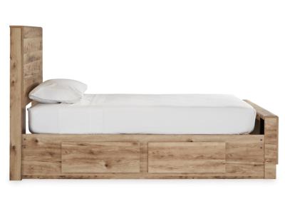 Signature Design by Ashley® Hyanna Twin Panel Bed with 1 Side Storage, Dresser and Mirror - B1050B26