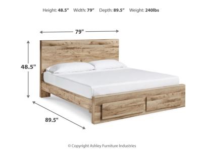 Signature Design by Ashley® Hyanna King Panel Storage Bed, Dresser and Mirror - B1050B43