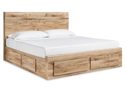 Signature Design by Ashley® Hyanna Queen Panel Storage Bed with 1 Side Storage, Dresser and Mirror - B1050B7