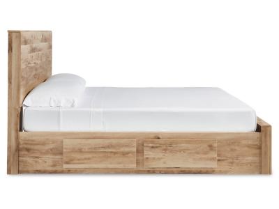 Signature Design by Ashley® Hyanna Queen Panel Storage Bed with 1 Side Storage, Dresser and Mirror - B1050B7