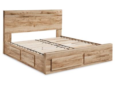 Signature Design by Ashley® Hyanna Queen Panel Storage Bed with 1 Side Storage, Dresser and Mirror - B1050B7