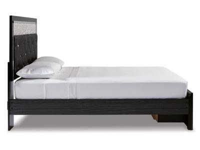 Signature Design by Ashley® Kaydell Queen Upholstered Storage Bed, Dresser, Mirror and Nightstand - B1420B43