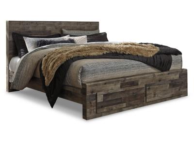 Signature Design by Ashley® Derekson King Panel Storage Bed, Dresser and Mirror - B200B52