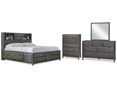 Signature Design by Ashley® Caitbrook Queen Storage Bed, Dresser, Mirror and Chest - B476B15