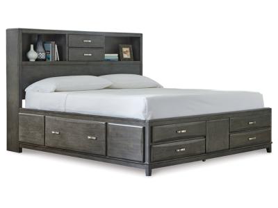 Signature Design by Ashley® Caitbrook King Storage Bed, Chest and 2 Nightstands - B476B20