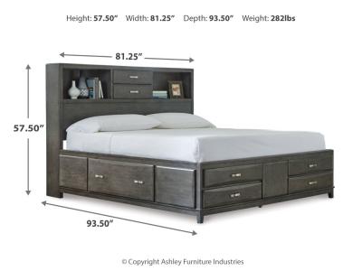 Signature Design by Ashley® Caitbrook King Storage Bed, Chest and 2 Nightstands - B476B20