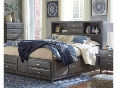 Signature Design by Ashley® Caitbrook King Storage Bed, Chest and 2 Nightstands - B476B20
