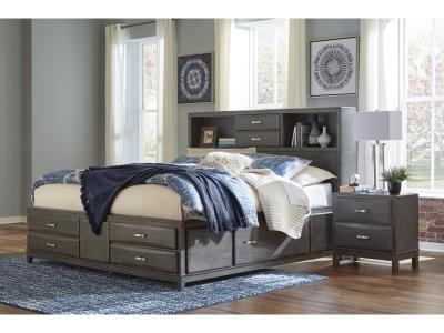 Signature Design by Ashley® Caitbrook King Storage Bed, Chest and 2 Nightstands - B476B20