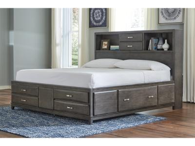 Signature Design by Ashley® Caitbrook King Storage Bed, Chest and 2 Nightstands - B476B20