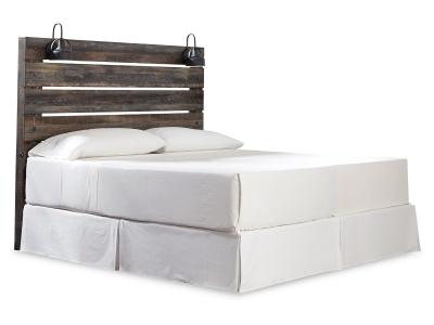 Signature Design by Ashley® Drystan King Panel Headboard with Metal Frame, Dresser, Mirror, and Nightstand - B211B71