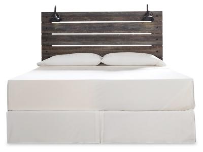 Signature Design by Ashley® Drystan King Panel Headboard with Metal Frame, Dresser, Mirror, and Nightstand - B211B71