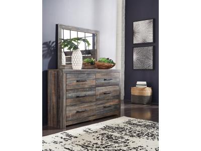Signature Design by Ashley® Drystan King Panel Headboard with Metal Frame, Dresser, Mirror, and Nightstand - B211B71