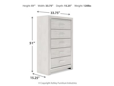 Signature Design by Ashley® Altyra King Upholstered Storage Bed, Dresser, Mirror, Chest, and Nightstand - B2640B40